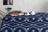 Saura Denim - textilvaxduk med fantasisk mönster av batik, 160 cm