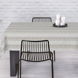 Welss Lino beige - Jacquard vävd textilvaxduk 180 cm bred