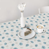 Amapolas Blue - Vaxduk med fina blå vallmo
