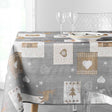 Augustin Grey - Juledug med anti-plet, 150 x 300 cm
