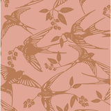BIRDS Dusty Nut - Notes by Susanne Schjerning - textilvaxduk med glidskydd