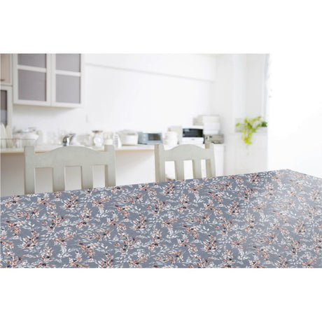 Miljöbild Blå Vidalia - Vaxduk med härliga blommor