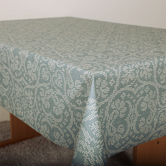 Boheme Blue - Textilvaxduk 140 cm
