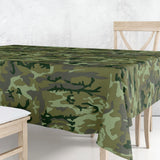 Camouflage - Textilvaxduk med camouflagemönster