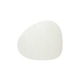Bordstablett i återvunnet läder – Pebble Vit 46 × 40 cm, modell