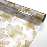 Danela Gold Glitter - Kraftig transparent vaxduk, konturblommor och glittereffekt