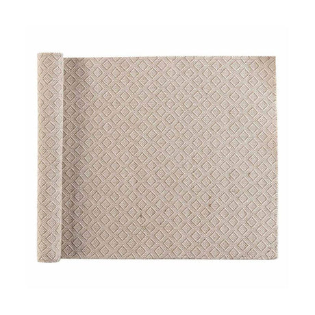 Danity Beige bordslöpare i jute 35 x 140 cm