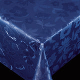 Diamond Blue - pvc-fri vaxduk med vackert präglat mönster