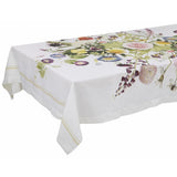 Linneduk Flower Garden 145 x 220 cm – Jim Lyngvild, modellbild