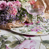 Linneduk Rose Flower Garden 145 x 350 cm – Jim Lyngvild, närbild 1