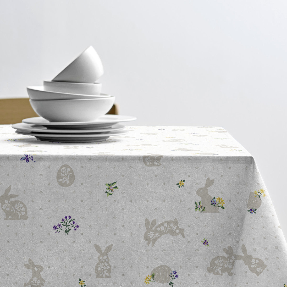 Easter Blossom - Södahl textilvaxduk i 100 % bomull med glidskydd