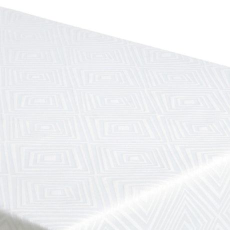 Engholm Diamonds Vit Damastduk – 140 x 180 cm