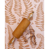 Fern Sweet Almond - Notes by Susanne Schjerning - textilvaxduk med glidskydd