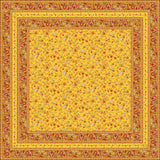 Fleurs Des Champs Gul - Rektangulär provenceduk 160 x 160 cm, motiv