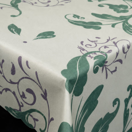 Friedola Floralia bordsduk 130 x 160 cm – Creme/Grön/Lila