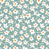 Happy Days Mintwood - 160 cm bred vaxduk med blommor miljöbild