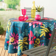 Hawai Blue Ø 180 cm, rund duk med fläckskydd