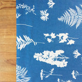 Imprint Blue, Notes by Susanne Schjerning textilvaxduk med glidskydd