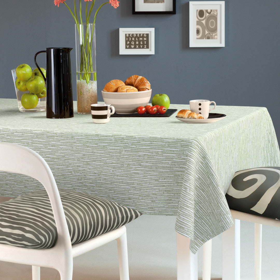 Japoni Green Tea - Minimalistisk vaxduk med Japandi-inspirerad design miljöbild