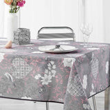 Joline Pink, duk med fläckskydd, 150 x 240 cm