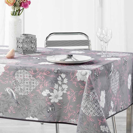 Joline Pink, duk med fläckskydd, 150 x 240 cm