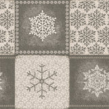 Juledug Frozen Natur, textilvaxduk 90% bomull/10% polyester