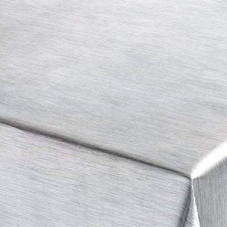 Julvaxduk - Enfärgad vaxduk metallic silver på bordet