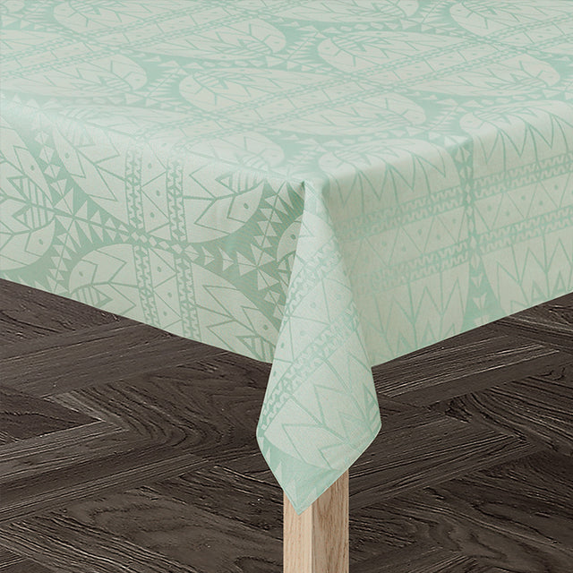 Juna Easter Light Green, påskduk - textilvaxduk med glidskydd