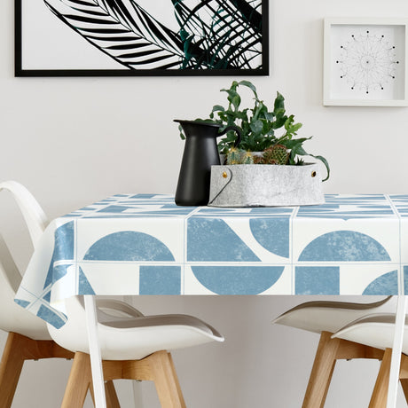 Keta - Vaxduk med geometrisk retromönster