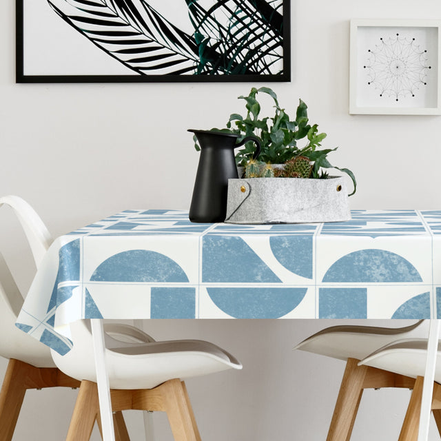 Keta - Vaxduk med geometrisk retromönster