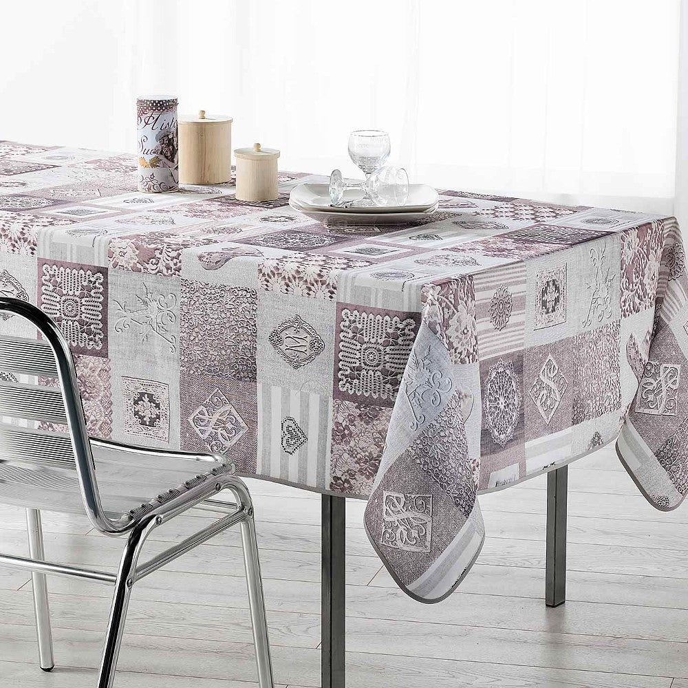 Coeur Dentelle Knipplade hjärtan - Julldu med fläckskydd, 150 x 240 cm, miljöbild
