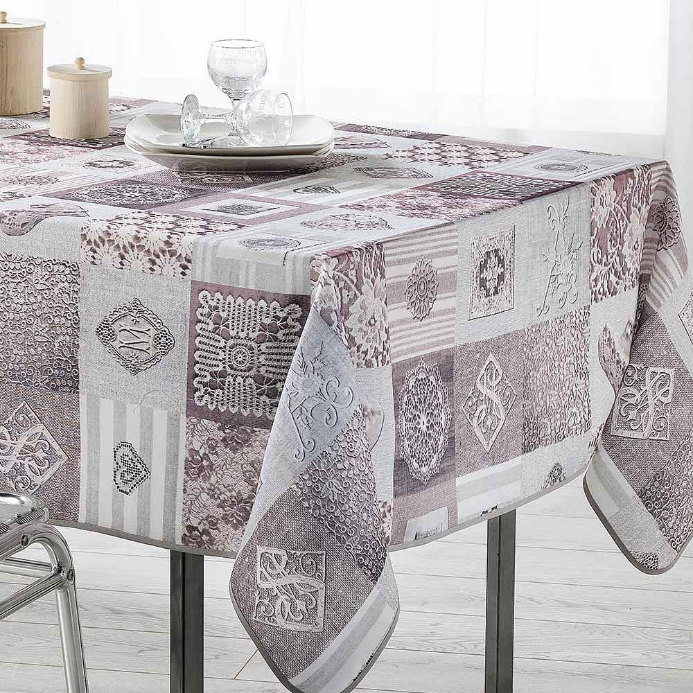 Coeur Dentelle Knipplade hjärtan - Julldu med fläckskydd, 150 x 240 cm, dukning