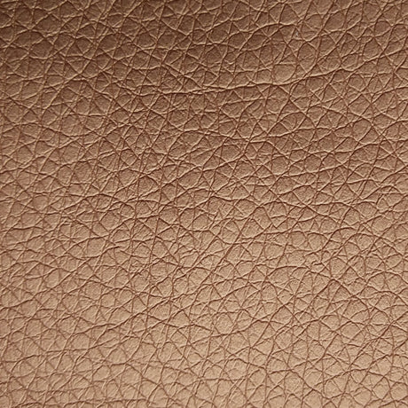 Konstläder utan handskuren kant - Ekokuir Brillant - Imiterat läder, 0,8 mm/140 cm - Guld/brun