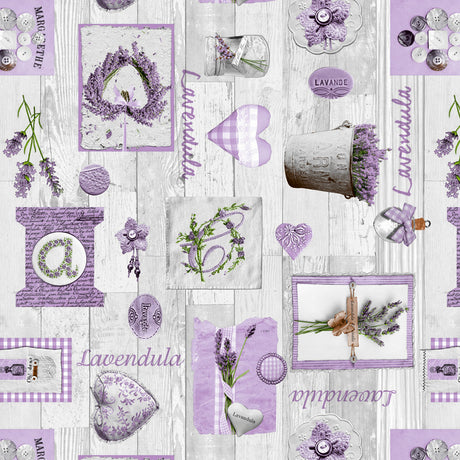 Miljöbild L´eau de Lavande - Provence vaxduk med lavendel