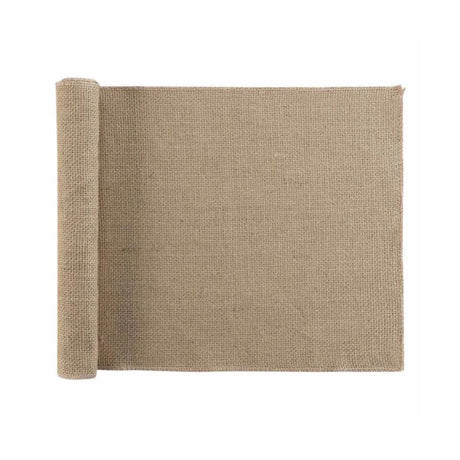 Leny Beige bordslöpare i jute 35 x 140 cm