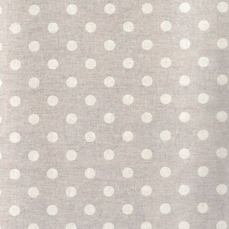 Lino Dot - Textilvaxduk med prickar i linnelook, mönster