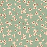 Niwa Green Tea - Lola vaxduk med små fina blommor närbild