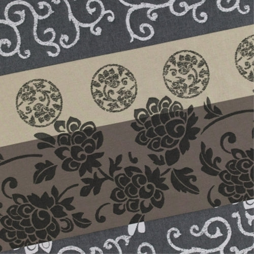 Flair Emotion Lotus - Vacker jacquardvävd textilduk i 100 % bomull