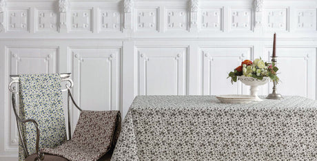 Matisse textilvaxduk med blommor, 140 - Röd