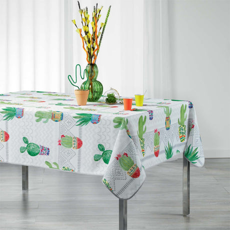 Melocactus White, duk med fläckskydd, 150 x 240 cm