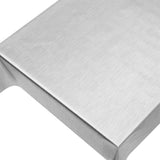 Hörnbild av Julvaxduk - Enfärgad vaxduk metallic silver