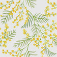 Mimosa Sunshine - Textilvaxduk med gula blommor och glidskydd