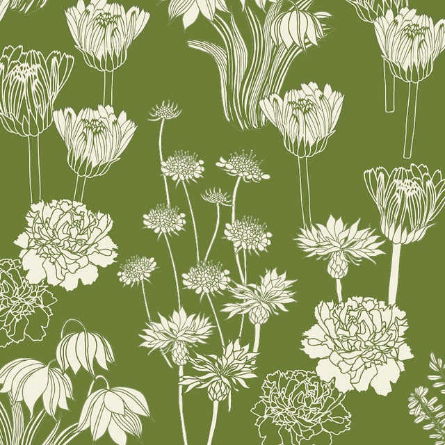 Morgongryning Oliv - Notes by Susanne Schjerning, textilvaxduk