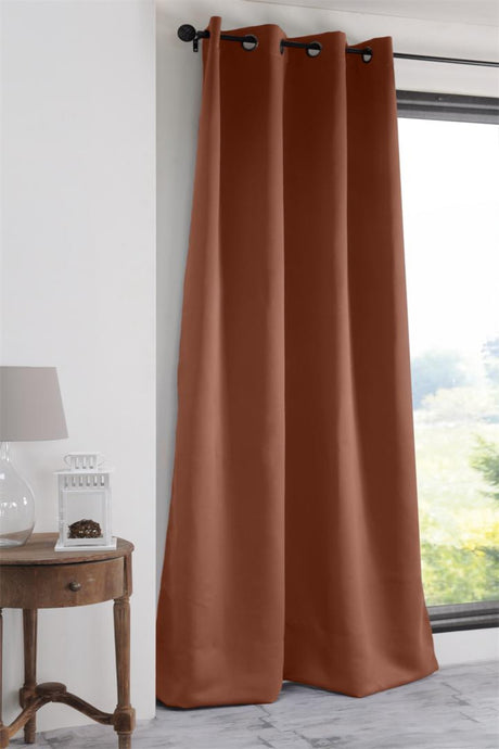 Notte Cognac – Mörkläggningsgardin 140 x 280 cm