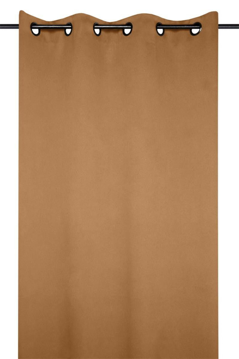 Notte Kamelfärgad – Mörklægningsgardin 140 x 280 cm, miljö