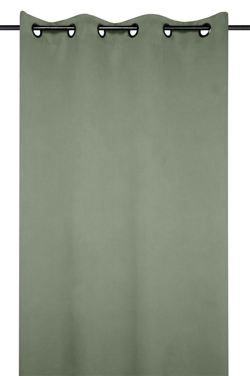 Notte Khaki – Mörkläggningsgardin 135 x 250 cm i miljö