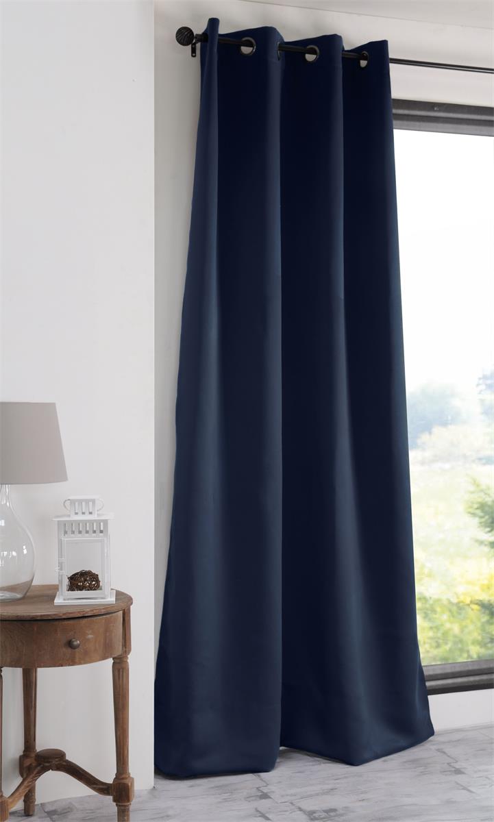 Notte Navy – Mörkläggningsgardin 135 x 250 cm