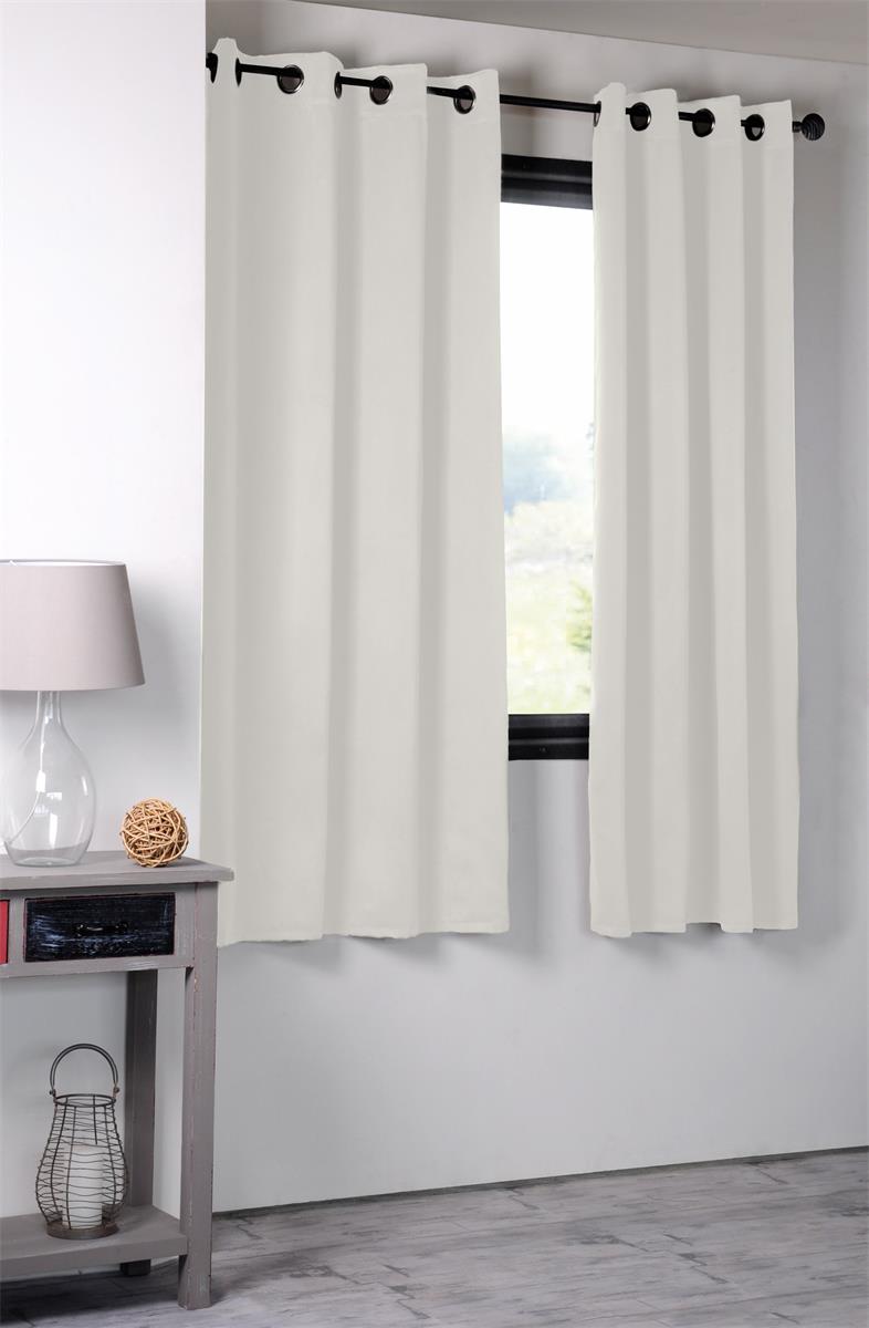 Notte Off-white – Mörkläggningsgardin 135 x 180 cm