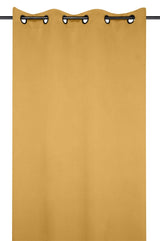 Notte Senapsgul – Mörkläggningsgardin 140 x 280 cm, miljö