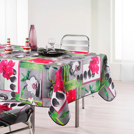 Orchidee duk med fläckskydd - 150 x 240 cm